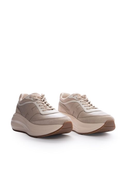 Sneakers H696 in pelle e suede Beige HOGAN | HXW6960FW10 UKV0MAY